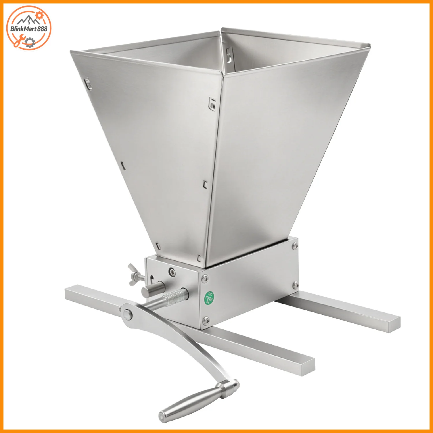 Brew Grain Mills| 4L Stainless Steel Manual Grain Crusher| Rollers Mill Grinder for Home Brew Beer
Brew Grain Mills| 4L Stainless Steel Manual Grain Crusher| Rollers Mill Grinder for Home Brew Beer