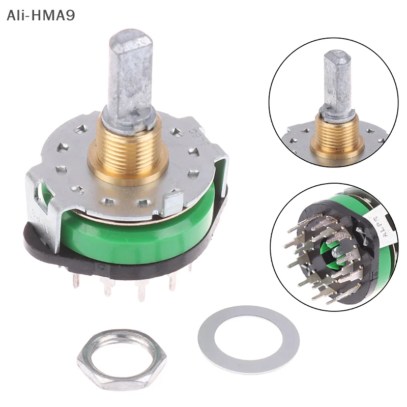 Rotary Switch 4 Pole 12 Position SRRM1C7800 Power Amplifier 1050R 2000 Audio Audio Signal Switch
Rotary Switch 4 Pole 12 Position SRRM1C7800 Power Amplifier 1050R 2000 Audio Audio Signal Switch