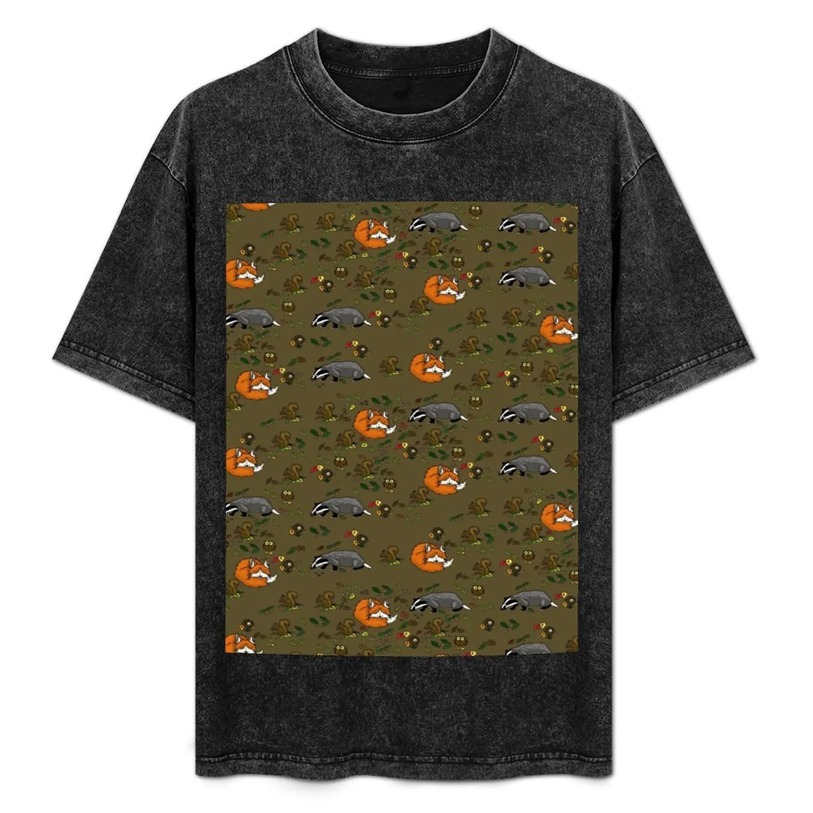 A Very Lovely Autumn Fox And Badgers T-Shirt Regular Fit Plain Tee Shirt
A Very Lovely Autumn Fox And Badgers T-Shirt Regular Fit Plain Tee Shirt