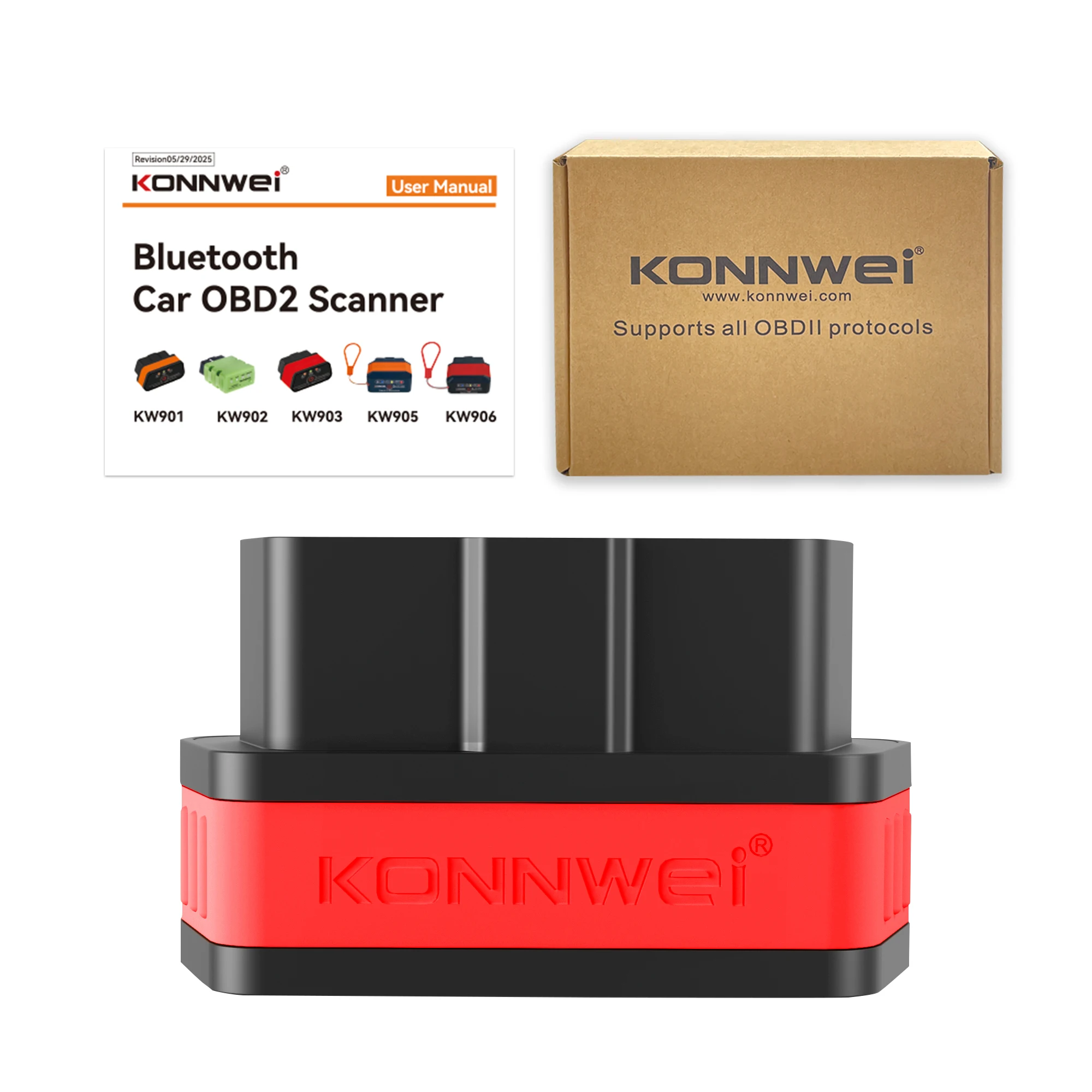 KONNWEI KW901 ELM327 V1.5 Bluetooth5.0 Автомобильный OBD2 сканер Android/IOS Инструмент диагностики автомобиля
KONNWEI KW901 ELM327 V1.5 Bluetooth5.0 Автомобильный OBD2 сканер Android/IOS Инструмент диагностики автомобиля