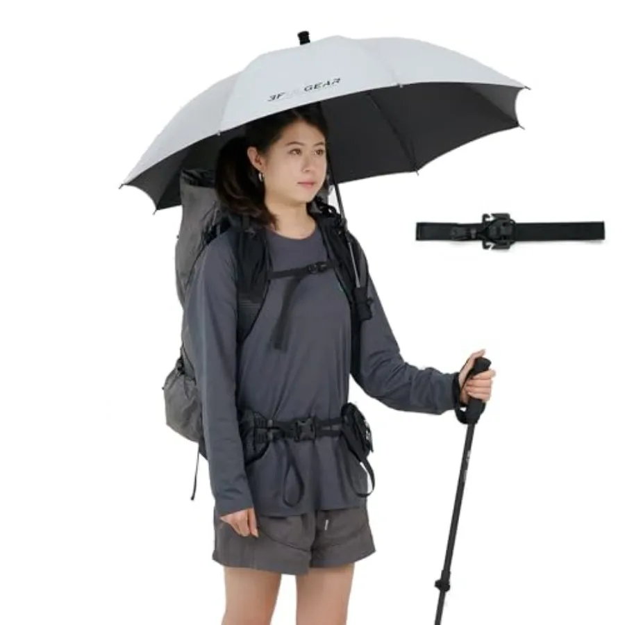 3F UL GEAR Ultralight Hiking Umbrella with Backpack Fixing Clip - 5.36oz/ 152g for Travel, 37 inch Backpacking Hands Free Umbre
3F UL GEAR Ultralight Hiking Umbrella with Backpack Fixing Clip - 5.36oz/ 152g for Travel, 37 inch Backpacking Hands Free Umbre