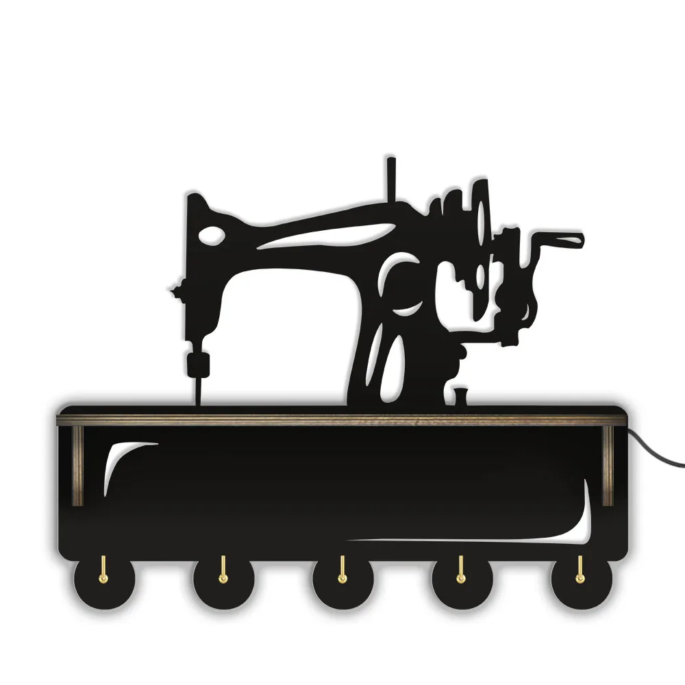 Sewing Machine Decorative Key Organizer Rack with 5 Hooks For Sewing Room Tailor Shop Wall Sign Needlework Hat Hanger Organizer
Sewing Machine Decorative Key Organizer Rack with 5 Hooks For Sewing Room Tailor Shop Wall Sign Needlework Hat Hanger Organizer