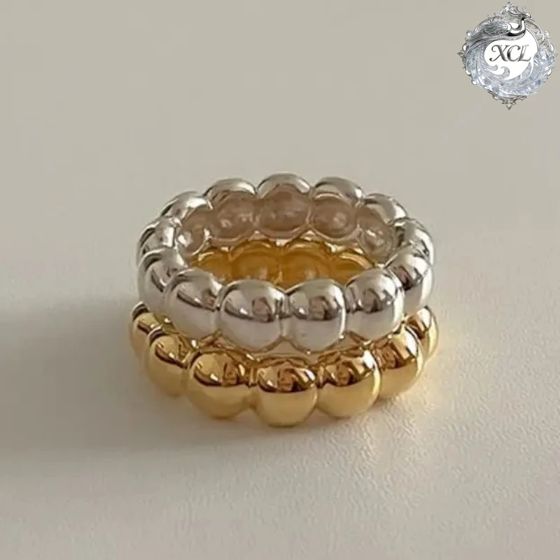 XCL стерлингового серебра 925 пробы, штабелируемое кольцо из бисера, 100% подлинное серебряное кольцо для женщин, свадебные модные украшения
XCL стерлингового серебра 925 пробы, штабелируемое кольцо из бисера, 100% подлинное серебряное кольцо для женщин, свадебные модные украшения