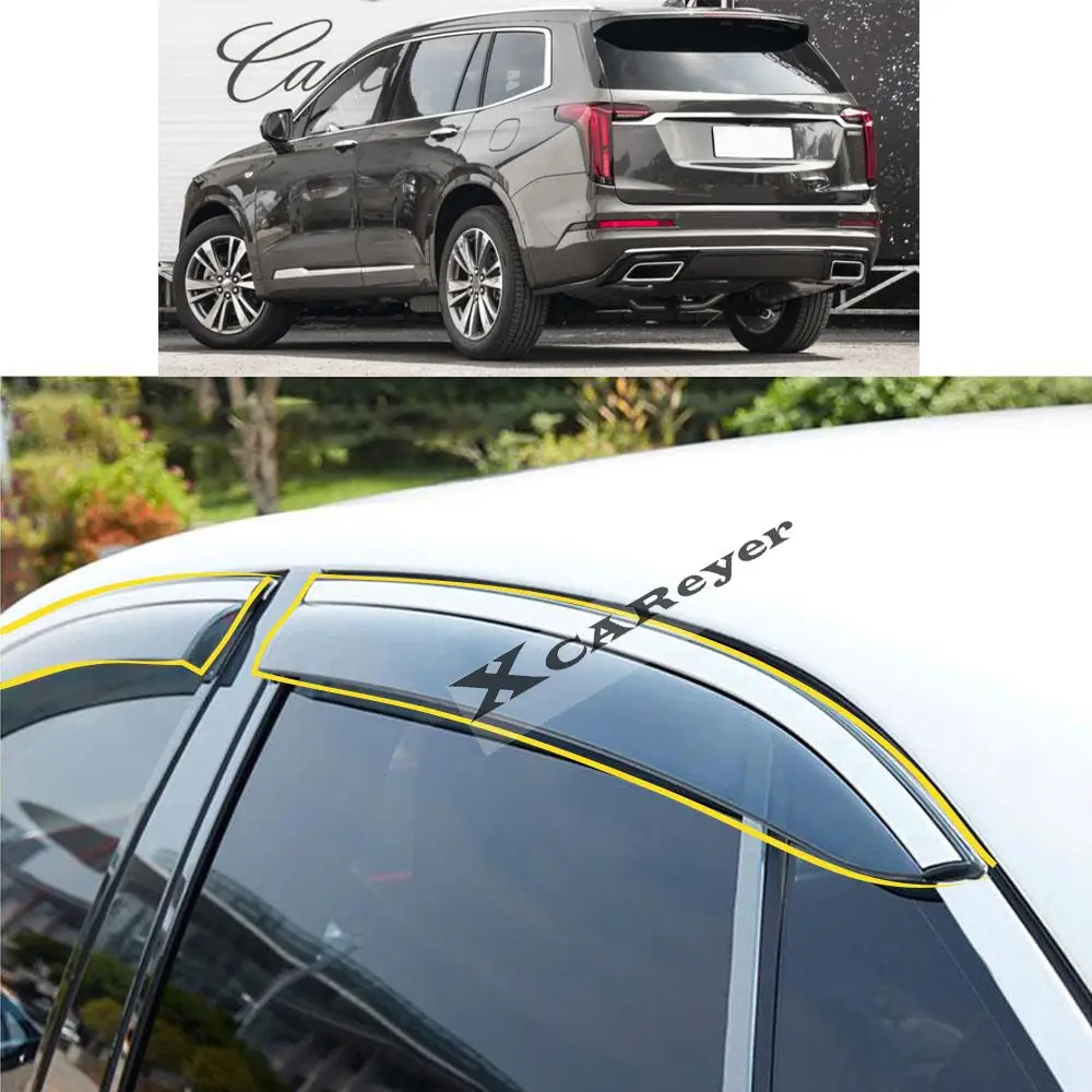 For Cadillac XT6 2019 2020 2021 2022 Car Body Styling Sticker Plastic Window Glass Wind Visor Rain/Sun Guard Vent Parts
For Cadillac XT6 2019 2020 2021 2022 Car Body Styling Sticker Plastic Window Glass Wind Visor Rain/Sun Guard Vent Parts