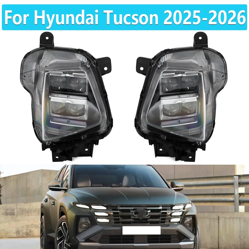LED Front Bumper Headlights For Hyundai Tucson 2025-2026 Headlight Headlamps Projector Fog Lights DRL CAR Acceesories 92102CW700
LED Front Bumper Headlights For Hyundai Tucson 2025-2026 Headlight Headlamps Projector Fog Lights DRL CAR Acceesories 92102CW700