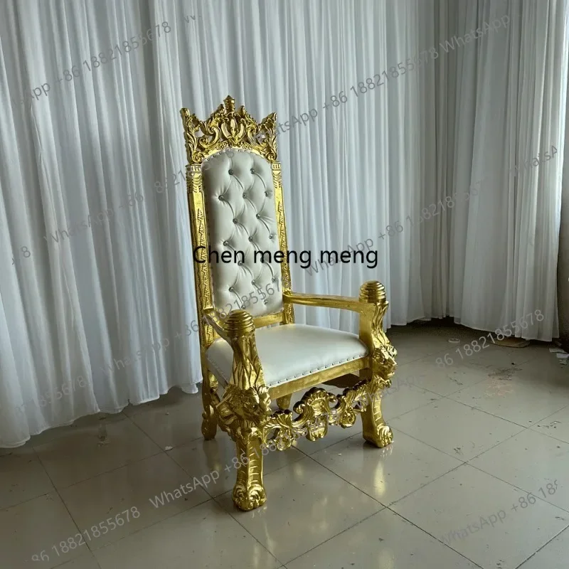 F150 High Back Cheaper King and Queen White Gold Throne Chairs Royal Luxury Party Wedding Sofa for Groom and Bride
F150 High Back Cheaper King and Queen White Gold Throne Chairs Royal Luxury Party Wedding Sofa for Groom and Bride