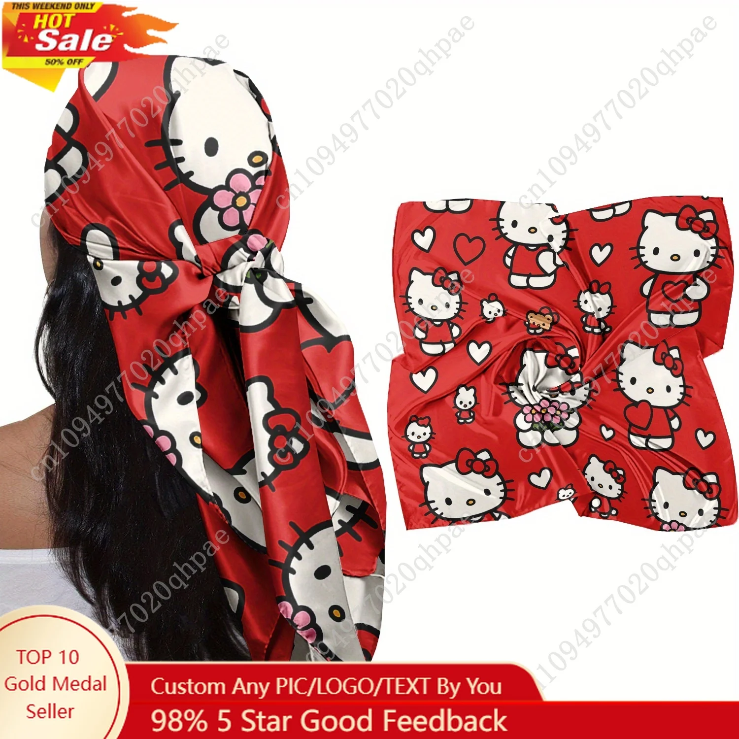 Hello Kitty Cinnamon Dog Patterns Pink Blue Square Scarfs 1pc 25'Head Scarves Sanrio Womens Head Scarf Bandana
Hello Kitty Cinnamon Dog Patterns Pink Blue Square Scarfs 1pc 25'Head Scarves Sanrio Womens Head Scarf Bandana
