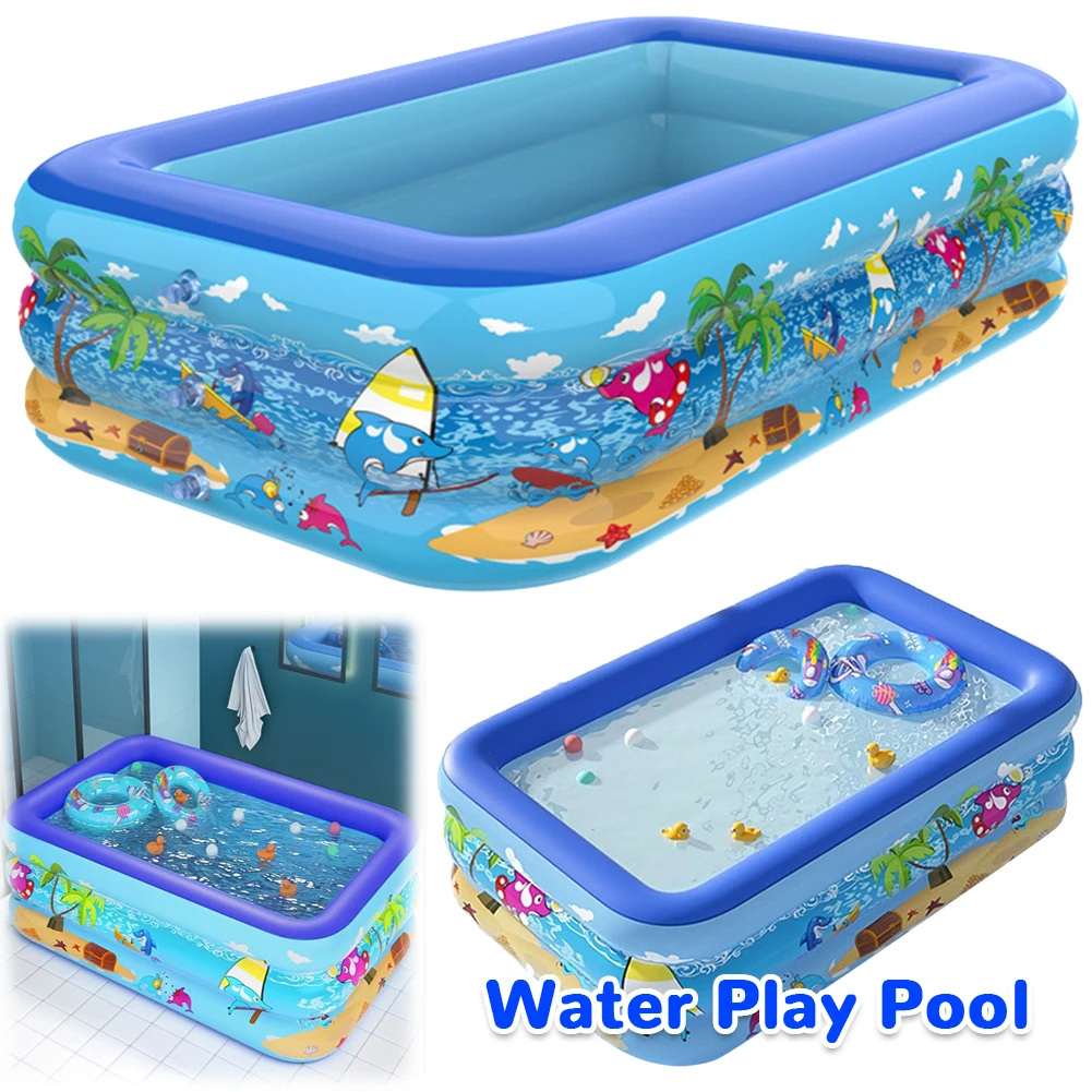 Inflatable Swimming Pool Cartoon Pattern Thickening Swimming Pool for Kids Adult Summer Outdoor Indoor PVC Framed Swimming Pool
Inflatable Swimming Pool Cartoon Pattern Thickening Swimming Pool for Kids Adult Summer Outdoor Indoor PVC Framed Swimming Pool