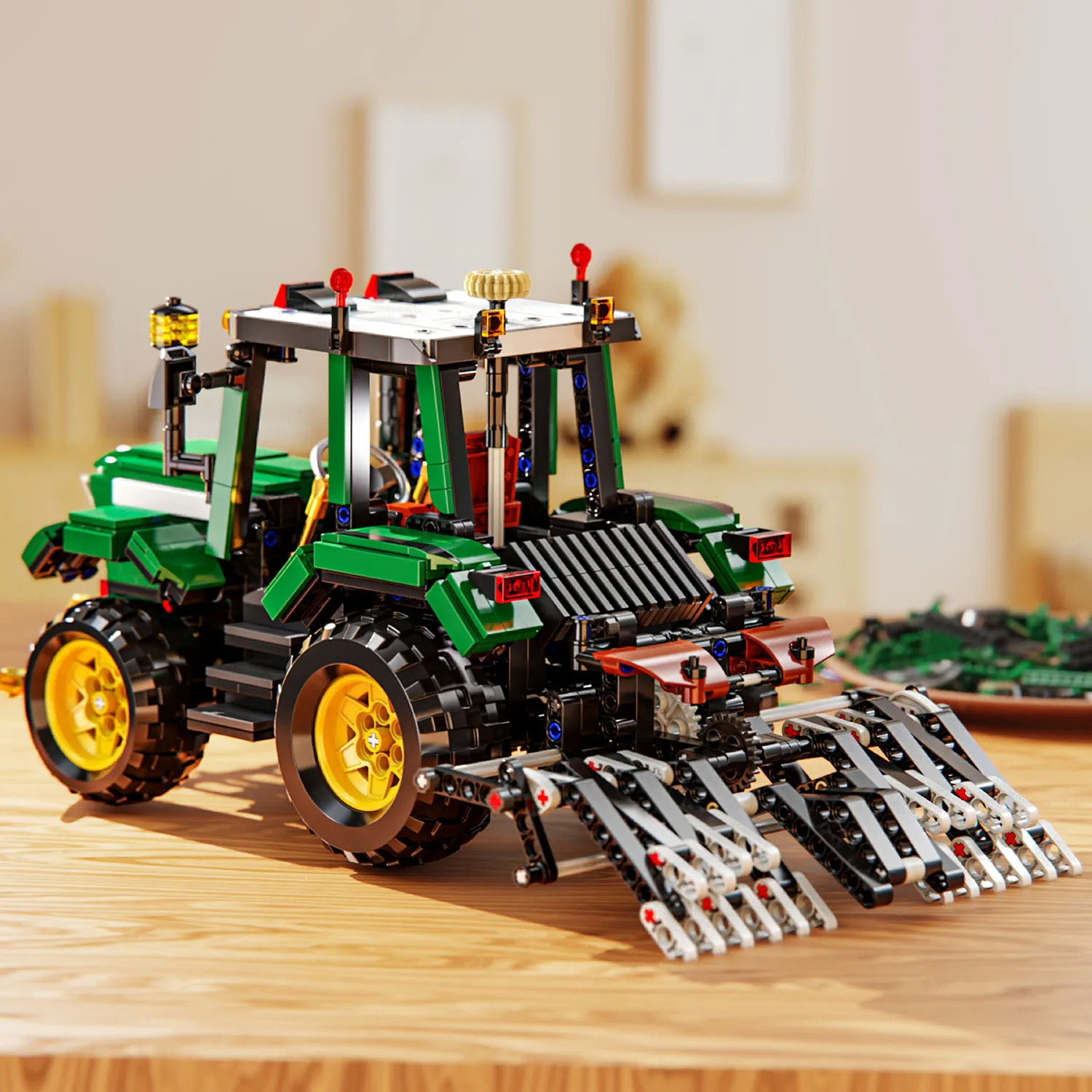 Farm Series Wheeled Tractor MOC Building Blocks Kit Creative Assembled Education Ornaments Toys Small Bricks Boys Holiday Gifts
Farm Series Wheeled Tractor MOC Building Blocks Kit Creative Assembled Education Ornaments Toys Small Bricks Boys Holiday Gifts