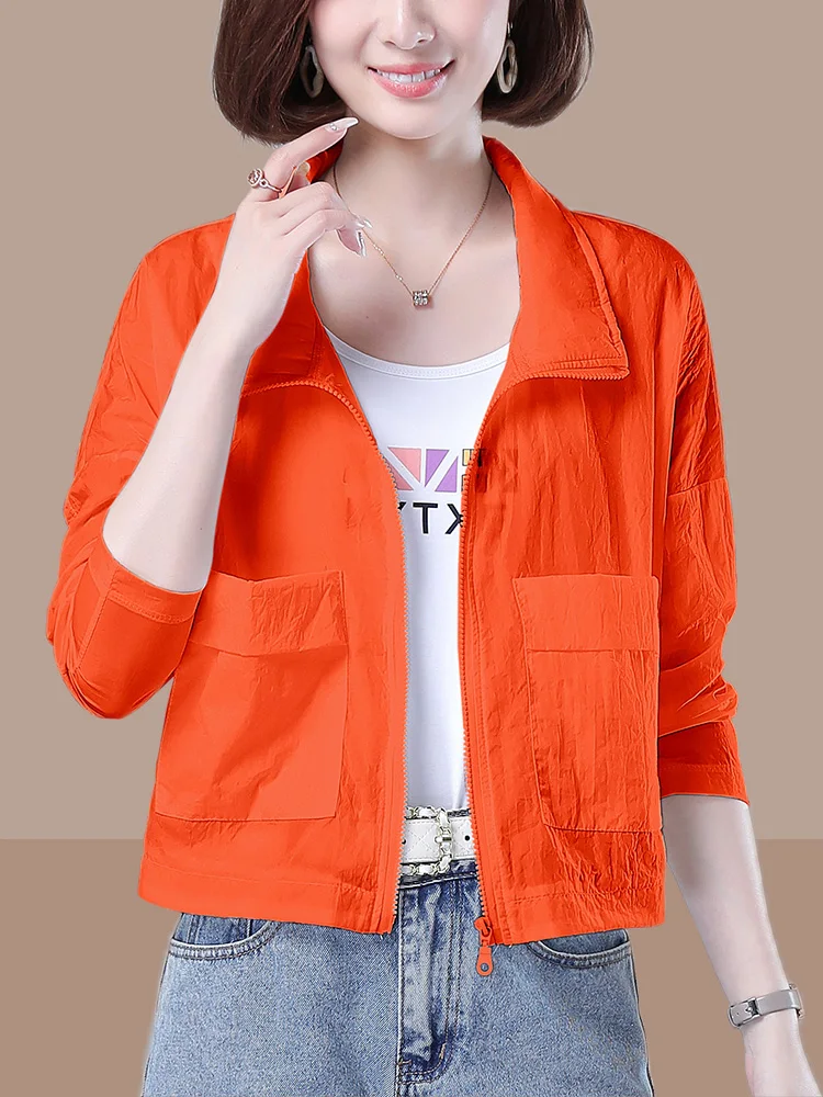 Summer Women's Loose Short Lightweight Sun Protection Clothing Breathable Open Cardigan plus Size Short Outerwear
Summer Women's Loose Short Lightweight Sun Protection Clothing Breathable Open Cardigan plus Size Short Outerwear