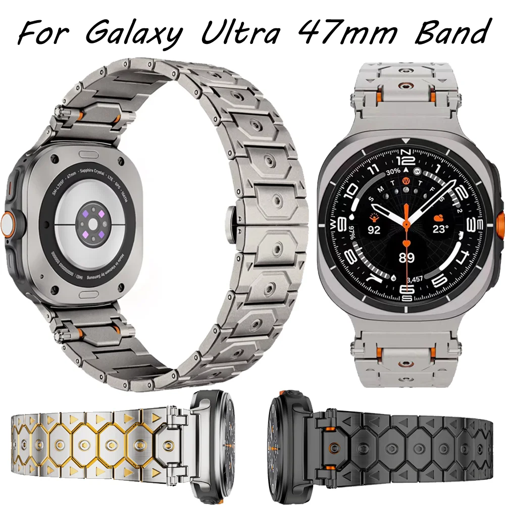Механический металлический ремешок Sense для Samsung Galaxy Watch Ultra 2025 47 мм, браслет из нержавеющей стали Galaxy Watch 8-7 Ultra, ремешок 47 мм
Механический металлический ремешок Sense для Samsung Galaxy Watch Ultra 2025 47 мм, браслет из нержавеющей стали Galaxy Watch 8-7 Ultra, ремешок 47 мм