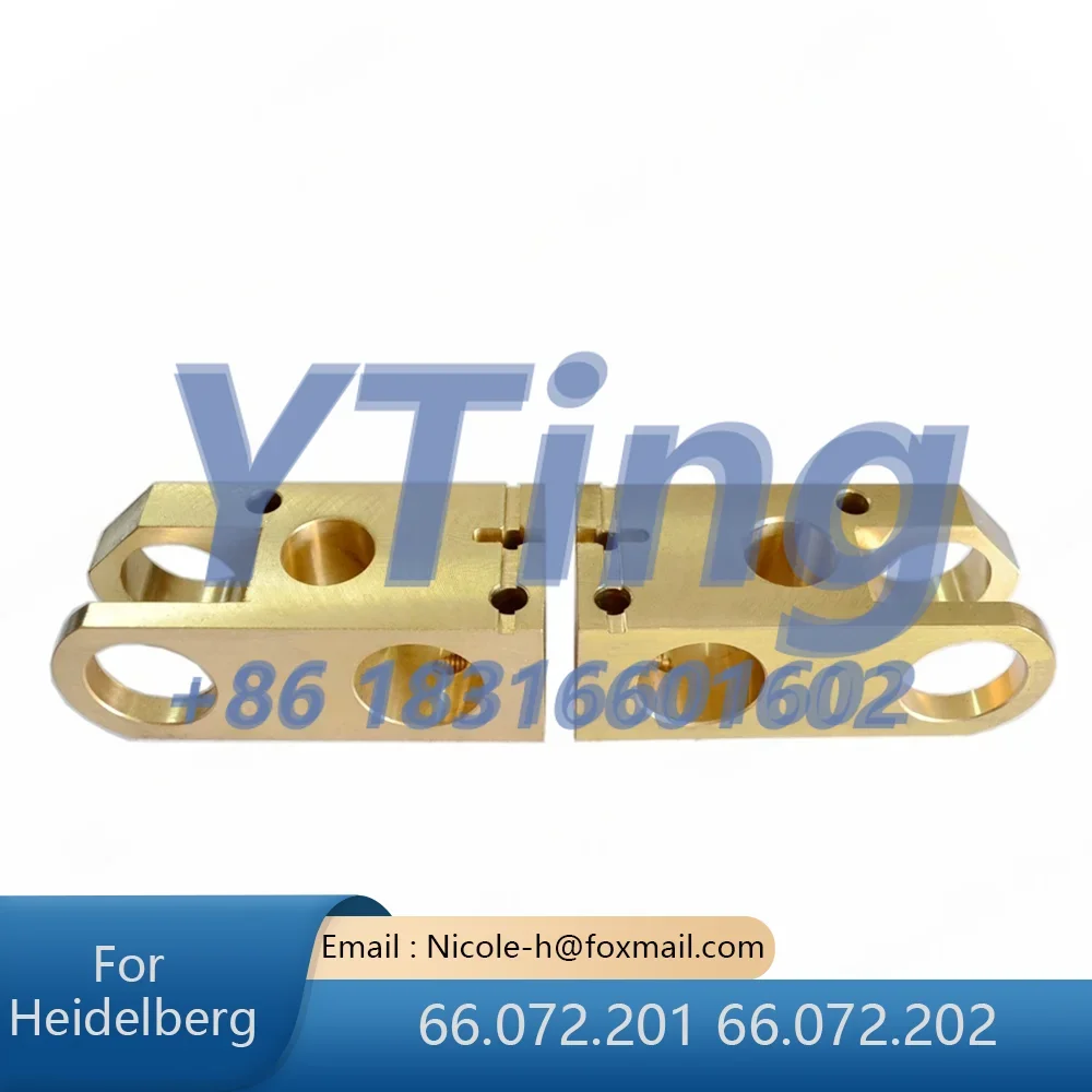 Heidelberg SM102 Gauge Holder Copper Printing Machine Accessory Essential for Precision Printing 66.072.201 66.072.202
Heidelberg SM102 Gauge Holder Copper Printing Machine Accessory Essential for Precision Printing 66.072.201 66.072.202