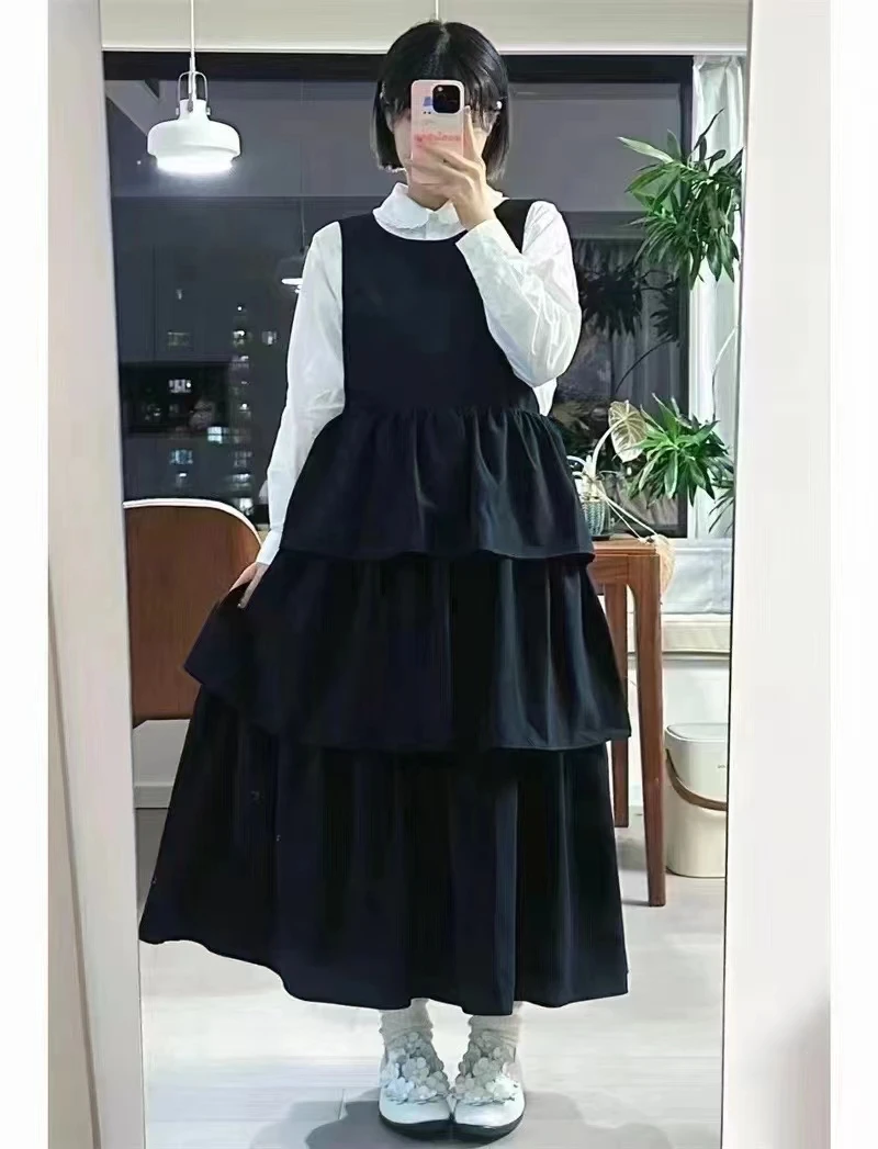 Slimming Fashionable New 2025 Gue Brand Dress High Waist A-Line Skirt Cotton Long Sleeve round Neck Daily Wear Commute Dress
Slimming Fashionable New 2025 Gue Brand Dress High Waist A-Line Skirt Cotton Long Sleeve round Neck Daily Wear Commute Dress