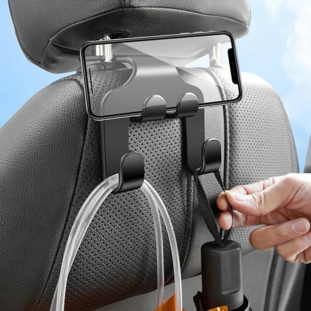 Plastic Car Seat Back Hook Parts Black Car Seat Headrest Hook Good Load-bearing Capacity Thickened Material Storage Hanger
Plastic Car Seat Back Hook Parts Black Car Seat Headrest Hook Good Load-bearing Capacity Thickened Material Storage Hanger