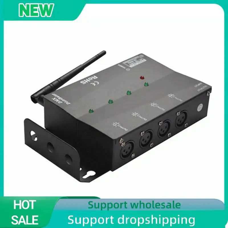 Solid 4 Way Wireless Separate DMX512 Splitter Distributor DMX512/1990 Signal Data 1 Input 4 Output Side Installed
Solid 4 Way Wireless Separate DMX512 Splitter Distributor DMX512/1990 Signal Data 1 Input 4 Output Side Installed
