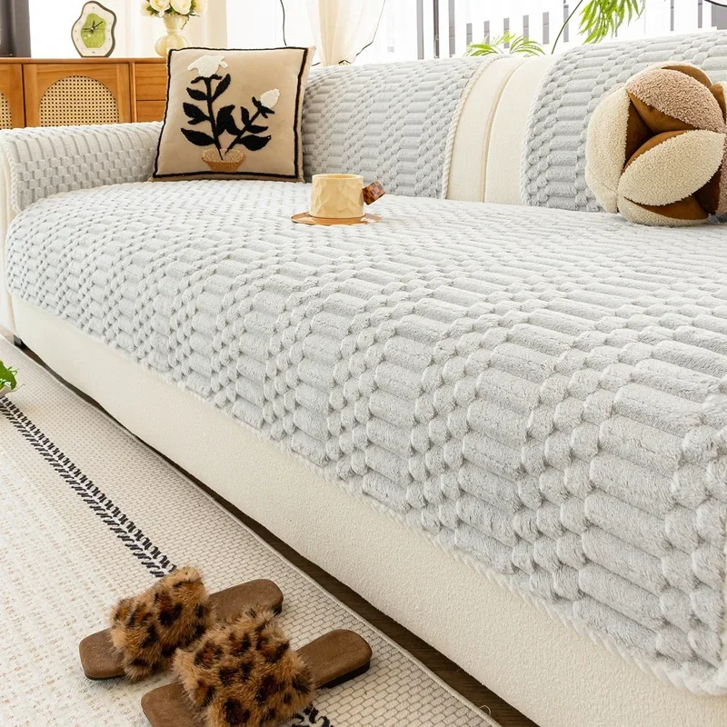 1PC Thicken Immitation Plush Sofa Cover Stripe Non-Slip Couch Cushion Slipcover Towel for Living Room Sofa Blanket Home Decor
1PC Thicken Immitation Plush Sofa Cover Stripe Non-Slip Couch Cushion Slipcover Towel for Living Room Sofa Blanket Home Decor