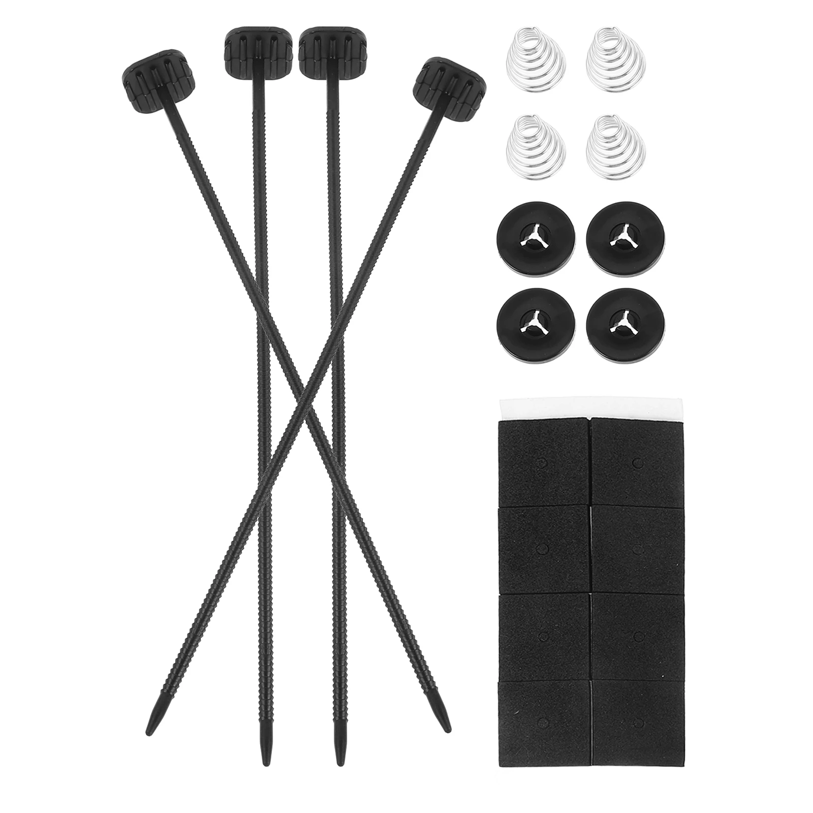 Cooling Radiator Fan Accessories High Strength Mounting Kit Plastic Holder Elastic Spring Durable Heat Resistant Shockproof 
Cooling Radiator Fan Accessories High Strength Mounting Kit Plastic Holder Elastic Spring Durable Heat Resistant Shockproof