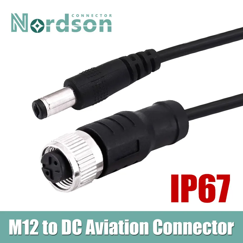 M12 to DC Aviation Plug Waterproof Connector 2 Pin 4-core Male Female Docking Power Socket 30cm DC Male to m12 Adapter IP67
M12 to DC Aviation Plug Waterproof Connector 2 Pin 4-core Male Female Docking Power Socket 30cm DC Male to m12 Adapter IP67
