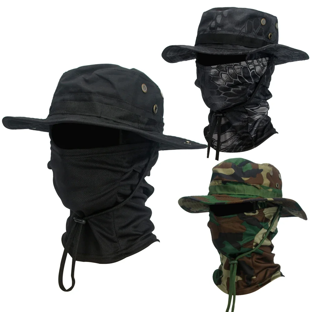 2Pcs/Set Wide-brimmed Hat Balaclava Mixed Set Men Sunscreen Boonie Cap Outdoors Hiking Camping Fishing Hat Sun Hat Fisherman Hat
2Pcs/Set Wide-brimmed Hat Balaclava Mixed Set Men Sunscreen Boonie Cap Outdoors Hiking Camping Fishing Hat Sun Hat Fisherman Hat