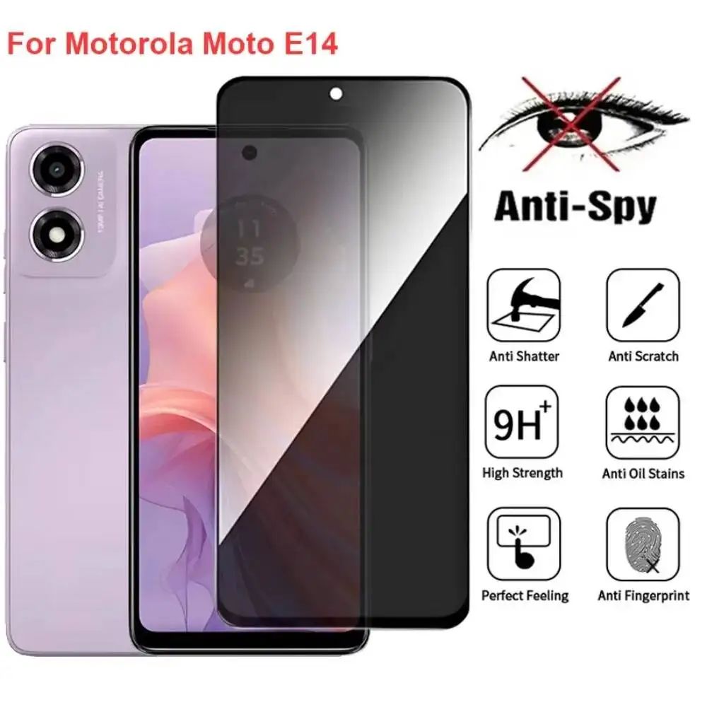 Moto E14 Anti Spy Privacy Tempered Glass Screen Protector Compatible For Motorola Motoe14 Phone Film
Moto E14 Anti Spy Privacy Tempered Glass Screen Protector Compatible For Motorola Motoe14 Phone Film