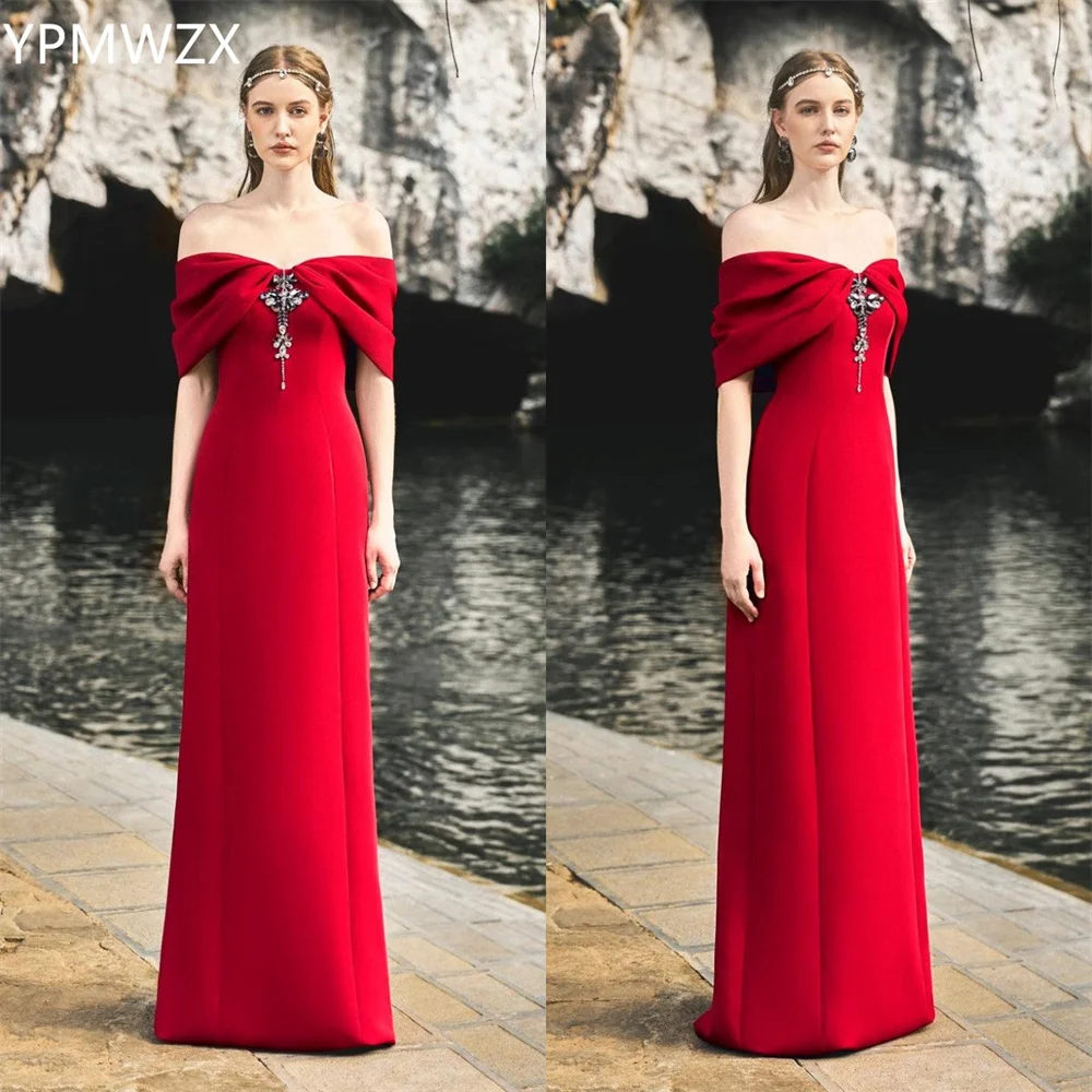 Customized Prom Gown Evening Women Party Occasion YPMWZX Off-the-shoulder A-line Floor Length Skirts Shirred Bead Bespoke Occasi
Customized Prom Gown Evening Women Party Occasion YPMWZX Off-the-shoulder A-line Floor Length Skirts Shirred Bead Bespoke Occasi