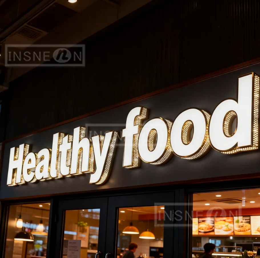 Custom Advertising Led Letter Sign Light Up 3D Metal Signage Health Food Outdoor Personalized Logo Illuminated Business Side Lit
Custom Advertising Led Letter Sign Light Up 3D Metal Signage Health Food Outdoor Personalized Logo Illuminated Business Side Lit