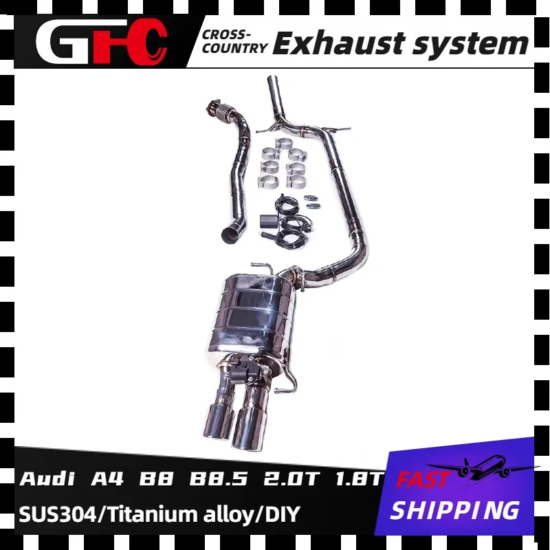 Catback SUS304 high-performance exhaust system, with valve muffler and OEM diffuser For 2008-2016 Audi A4 B8 B8.5 2.0T 1.8T
Catback SUS304 high-performance exhaust system, with valve muffler and OEM diffuser For 2008-2016 Audi A4 B8 B8.5 2.0T 1.8T