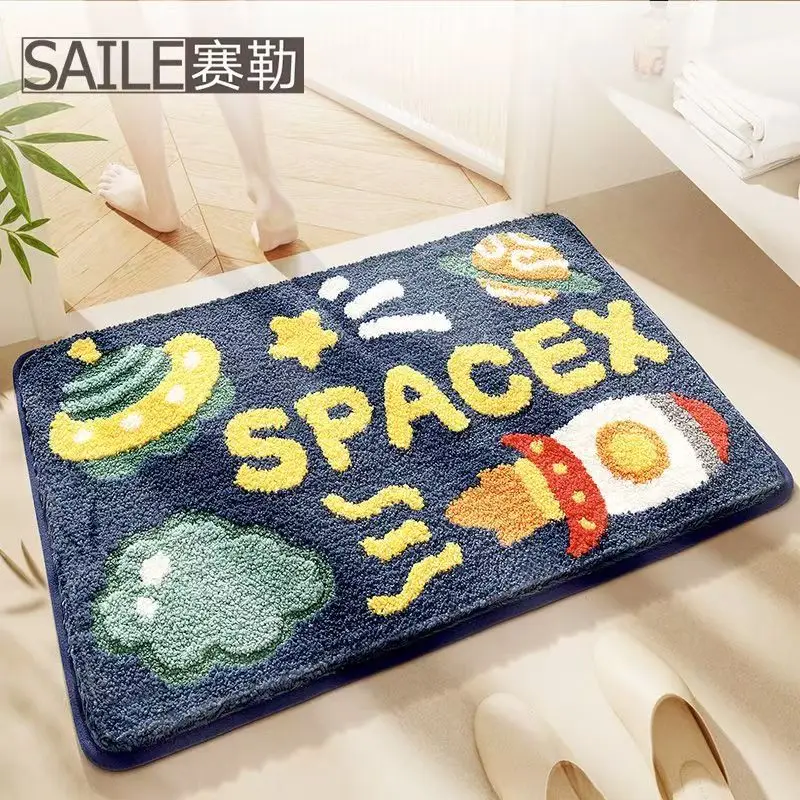 Toilet absorbent pad, quick drying foot pad, plush floor mat in front of the toilet door, anti slip and dirt resistant carpet
Toilet absorbent pad, quick drying foot pad, plush floor mat in front of the toilet door, anti slip and dirt resistant carpet