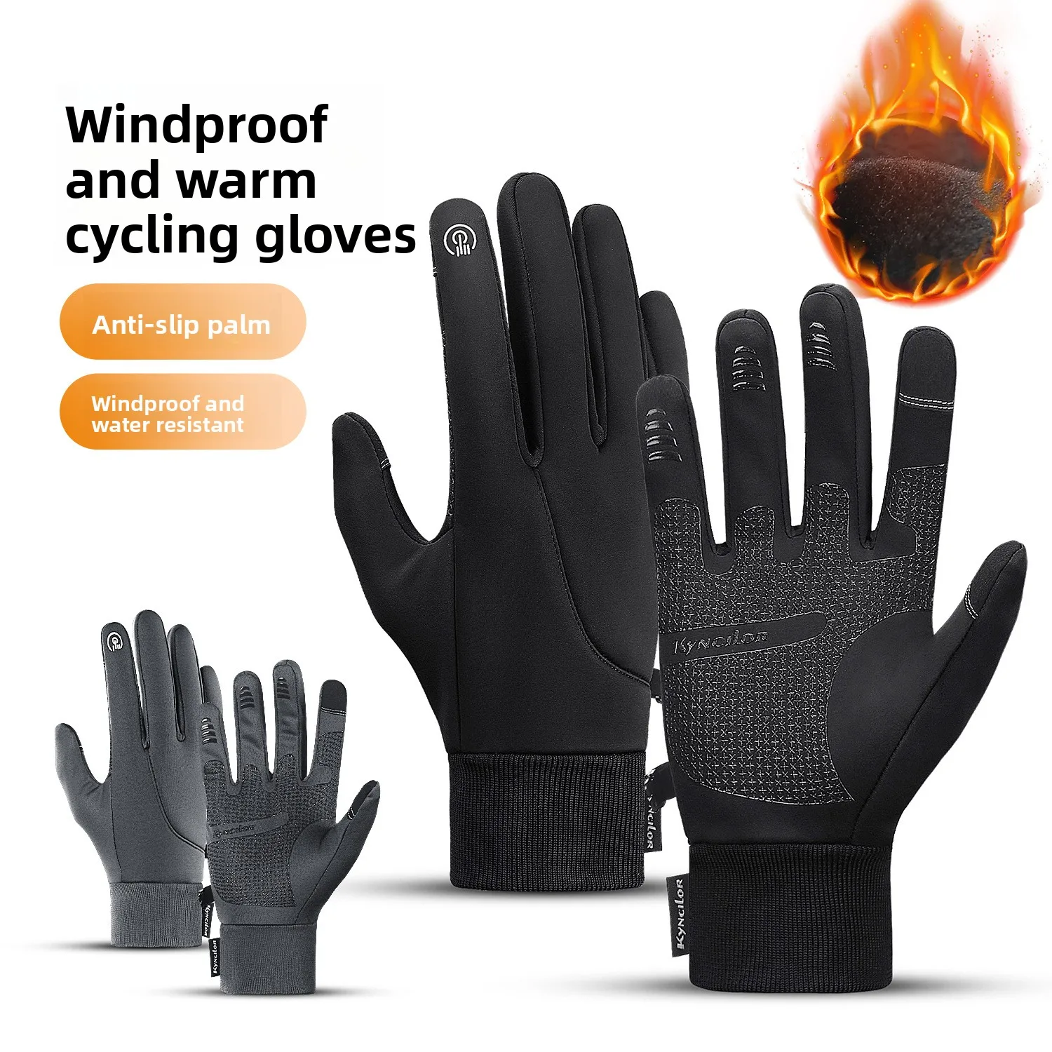 Autumn and winter men's warm cycling touch screen gloves women's non-slip, wear-resistant, water-repellent
Autumn and winter men's warm cycling touch screen gloves women's non-slip, wear-resistant, water-repellent