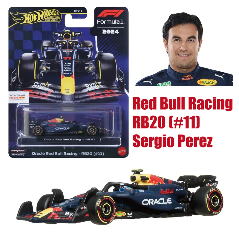 Hot Wheels Track Legends Ferrari Formula 1, Oracle Red Bull Racing-RB20 ( # 11) Литые модели автомобилей Red Bull McLaren 
Hot Wheels Track Legends Ferrari Formula 1, Oracle Red Bull Racing-RB20 ( # 11) Литые модели автомобилей Red Bull McLaren