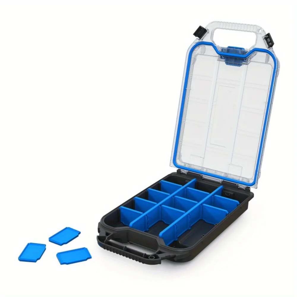 Toolbox, Parts Storage Box, Customizable compartment distance, easy to carry, System Half Tool Organizer
Toolbox, Parts Storage Box, Customizable compartment distance, easy to carry, System Half Tool Organizer