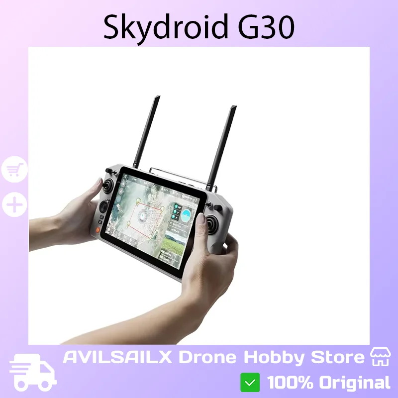 Skydroid G30 FPV-передатчик с 10,1-дюймовым сенсорным экраном Android — HD-видео по оптоволокну на 30 км, чип Qualcomm и двухдиапазонная связь 2,4G/5,8G
Skydroid G30 FPV-передатчик с 10,1-дюймовым сенсорным экраном Android — HD-видео по оптоволокну на 30 км, чип Qualcomm и двухдиапазонная связь 2,4G/5,8G