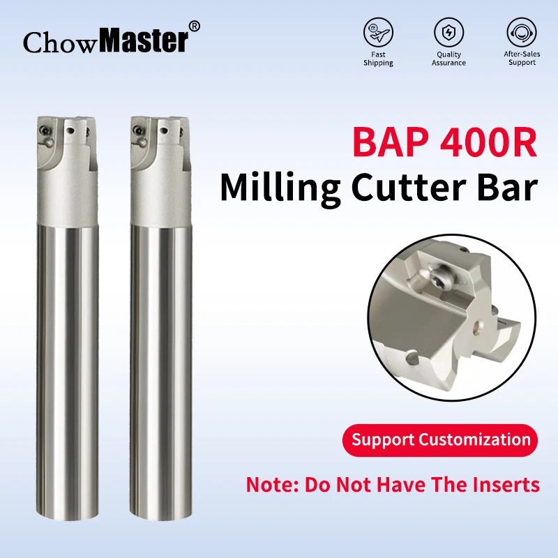 CHOWMASTER BAP400R 20/24/25/32mm APMT1604 Milling Cutter Holder Shoulder Cutting Right Angle Milling Cutter End Mill Holder
CHOWMASTER BAP400R 20/24/25/32mm APMT1604 Milling Cutter Holder Shoulder Cutting Right Angle Milling Cutter End Mill Holder