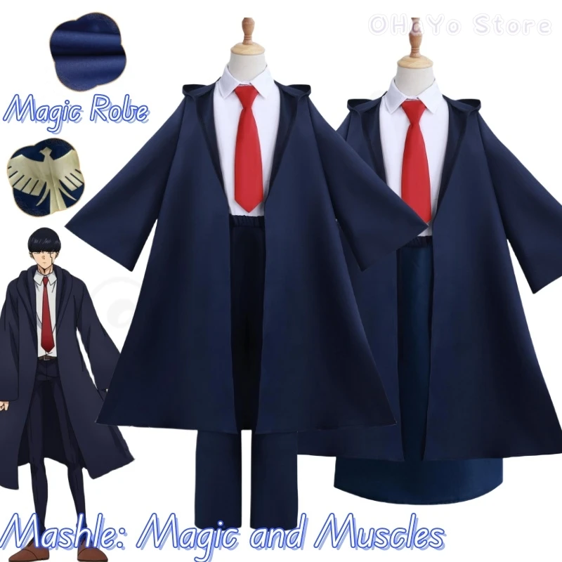 Anime Mashle: Magic And Muscles Cosplay Magic Robe Cosplay Women Men Halloween Costume Uniform Cosplay Mashle Party Unisex Set
Anime Mashle: Magic And Muscles Cosplay Magic Robe Cosplay Women Men Halloween Costume Uniform Cosplay Mashle Party Unisex Set