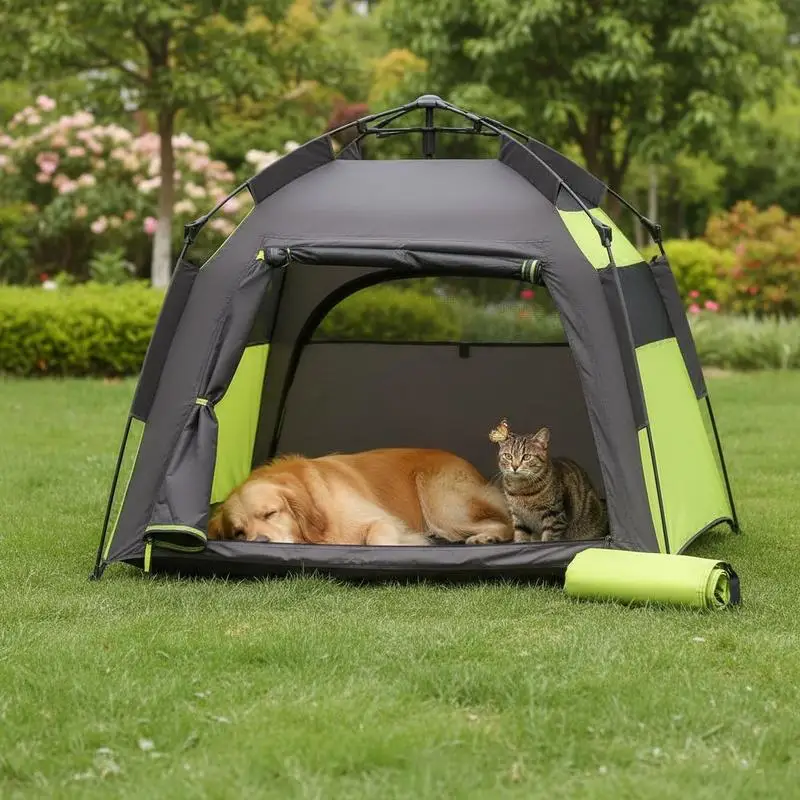 Foldable Dog Cat Tent with Water-Resistant Oxford, Carry Bag for Extra Large Dog, Green
Foldable Dog Cat Tent with Water-Resistant Oxford, Carry Bag for Extra Large Dog, Green
