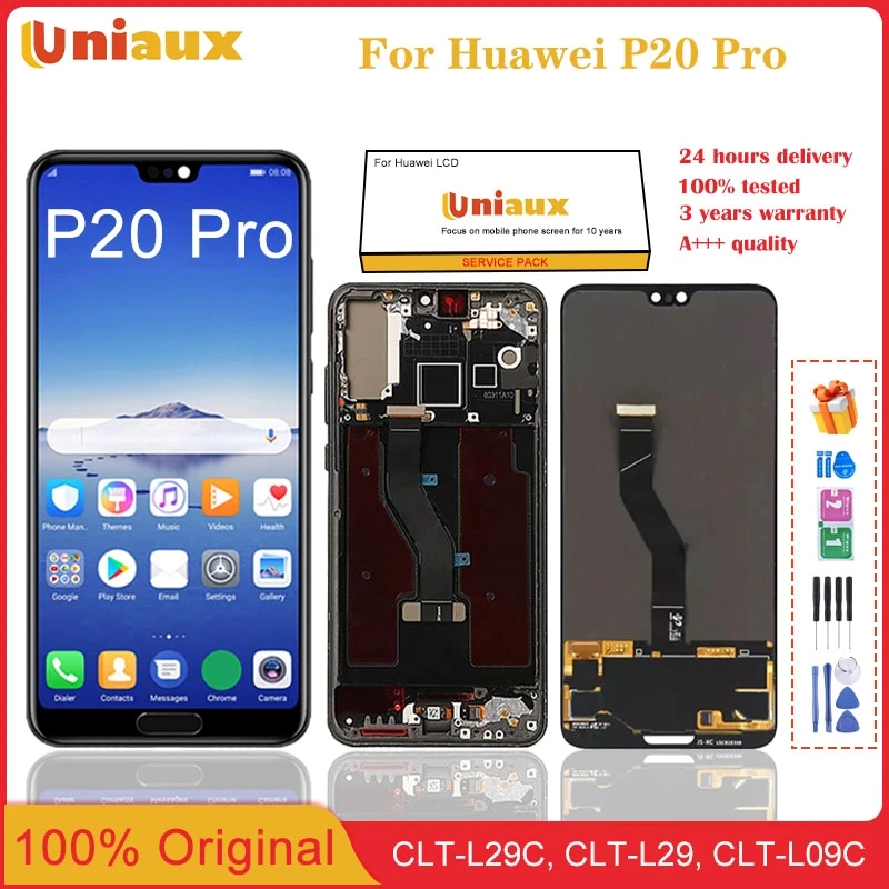 6.1" For Huawei P20 Pro Lcd Touch Screen Digitizer CLT-AL00 CLT-AL01 Display Assembly With Tools
6.1" For Huawei P20 Pro Lcd Touch Screen Digitizer CLT-AL00 CLT-AL01 Display Assembly With Tools