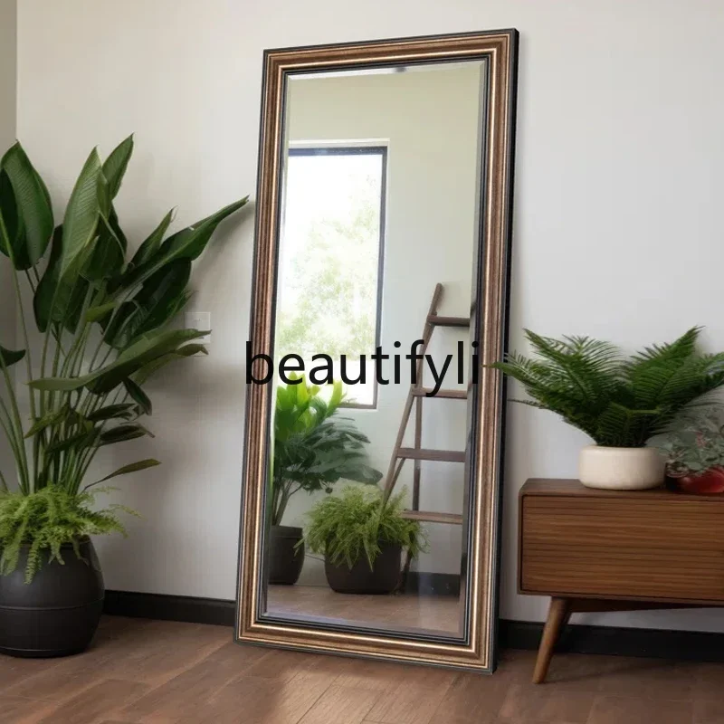 American wall-mounted home full-length mirror retro floor-to-ceiling full-length mirror wall-mounted fitting mirror1184
American wall-mounted home full-length mirror retro floor-to-ceiling full-length mirror wall-mounted fitting mirror1184