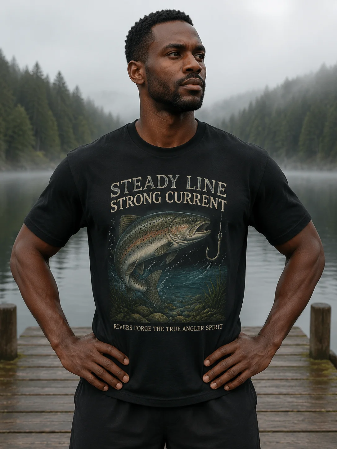 Men Graphic T Shirt Short Sleeve Fit 50-50 Cotton Polyester Stretch Fabric Fishing Vintage Print Casual T-Shirt Summer Daily
Men Graphic T Shirt Short Sleeve Fit 50-50 Cotton Polyester Stretch Fabric Fishing Vintage Print Casual T-Shirt Summer Daily