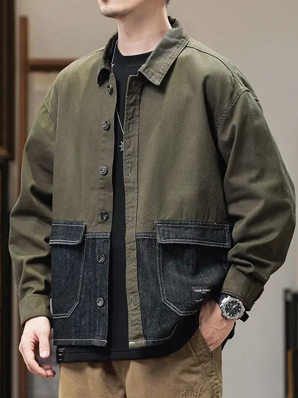 Мужская джинсовая куртка больших размеров, повседневная джинсовая верхняя одежда большого размера, пальто, свободная джинсовая куртка в стиле пэчворк для больших мужчин, модная уличная одежда
Мужская джинсовая куртка больших размеров, повседневная джинсовая верхняя одежда большого размера, пальто, свободная джинсовая куртка в стиле пэчворк для больших мужчин, модная уличная одежда