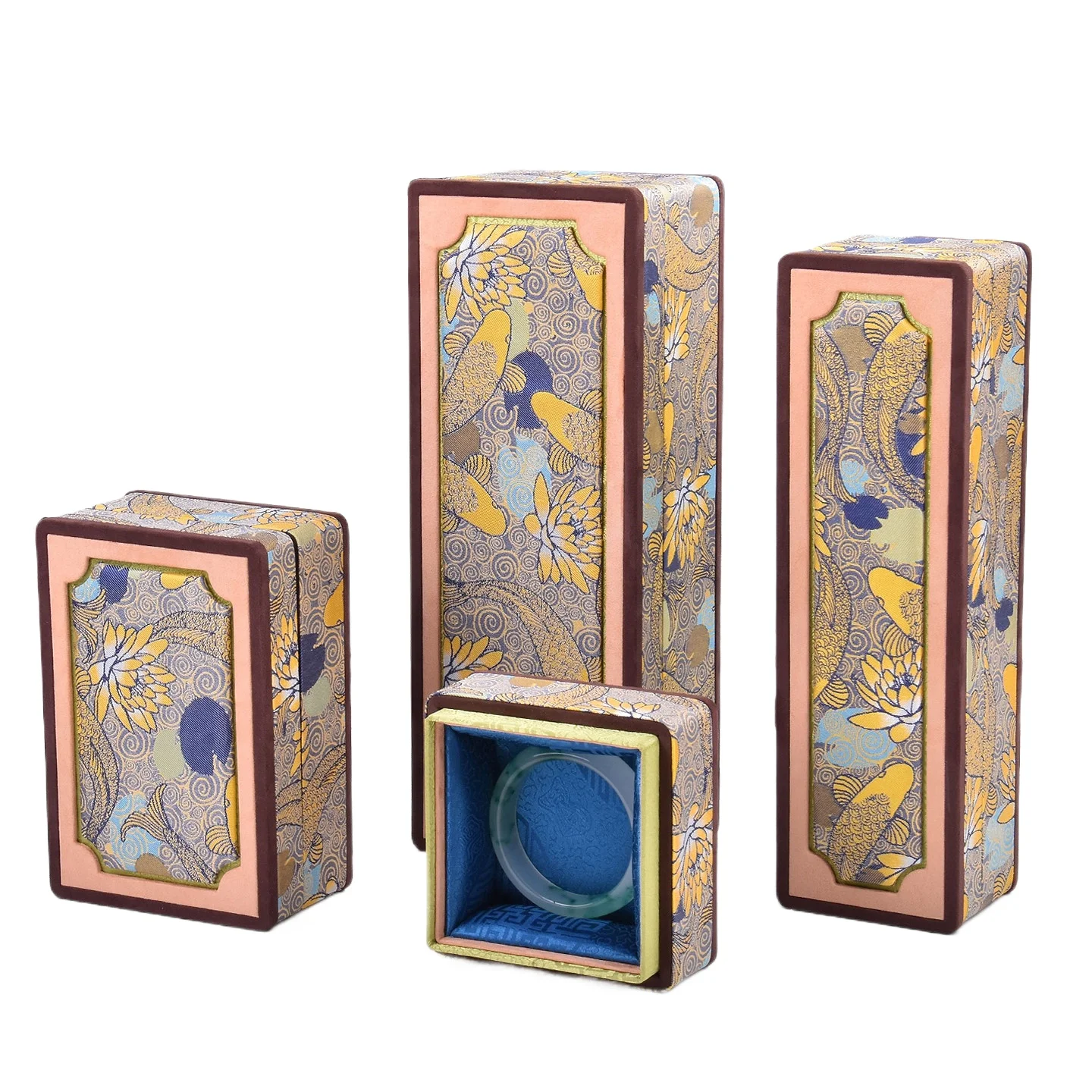 Luxury Chinese Style Jewelry Box Set, Velvet Organizer for Earrings Necklace Rings, Wedding & Anniversary Gift Case
Luxury Chinese Style Jewelry Box Set, Velvet Organizer for Earrings Necklace Rings, Wedding & Anniversary Gift Case