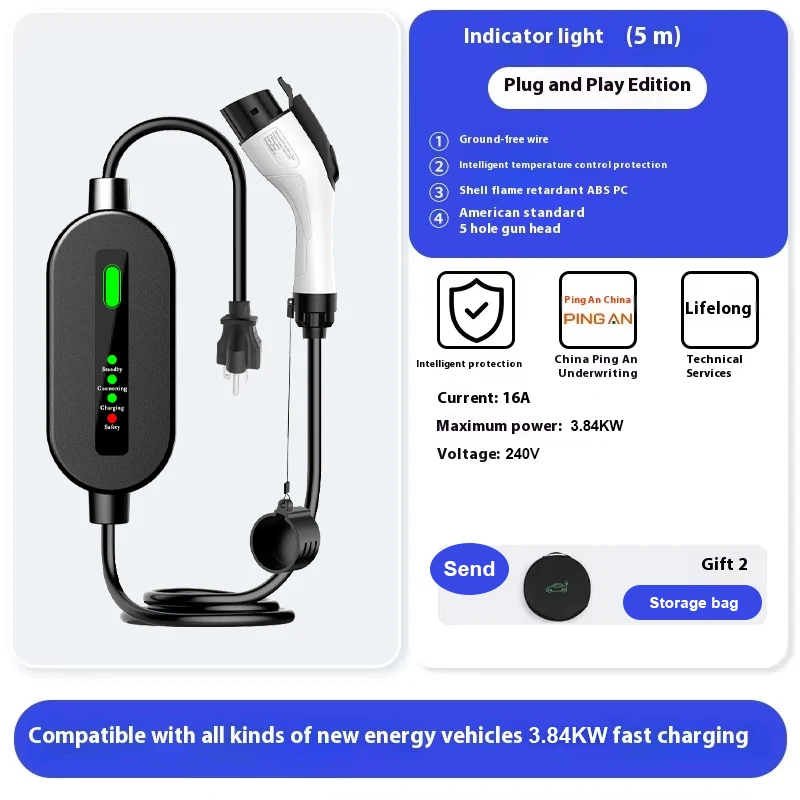 New OEM J1772 32A 7KW Portable EV Charging Station Type1 Charger
New OEM J1772 32A 7KW Portable EV Charging Station Type1 Charger