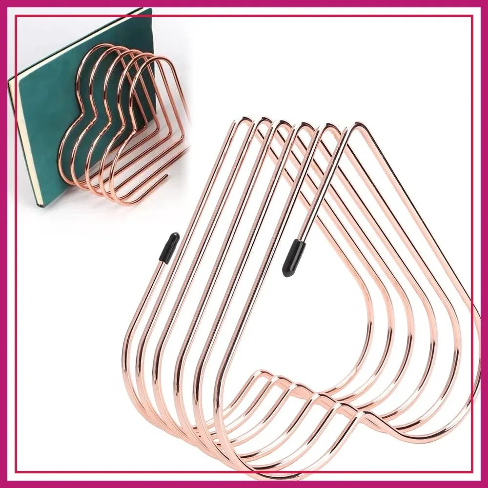 5 Slot Heart Shaped File Holder for Desk, Desktop Iron Storage Rack, Book Record Holder, Vinyl Record Stand
5 Slot Heart Shaped File Holder for Desk, Desktop Iron Storage Rack, Book Record Holder, Vinyl Record Stand