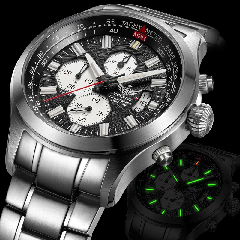 YELANG H3 T100 Self luminous Men's Hand Sapphire Mirror Waterproof Swimming Diving Date Week Quartz Electronic Watch V1029
YELANG H3 T100 Self luminous Men's Hand Sapphire Mirror Waterproof Swimming Diving Date Week Quartz Electronic Watch V1029