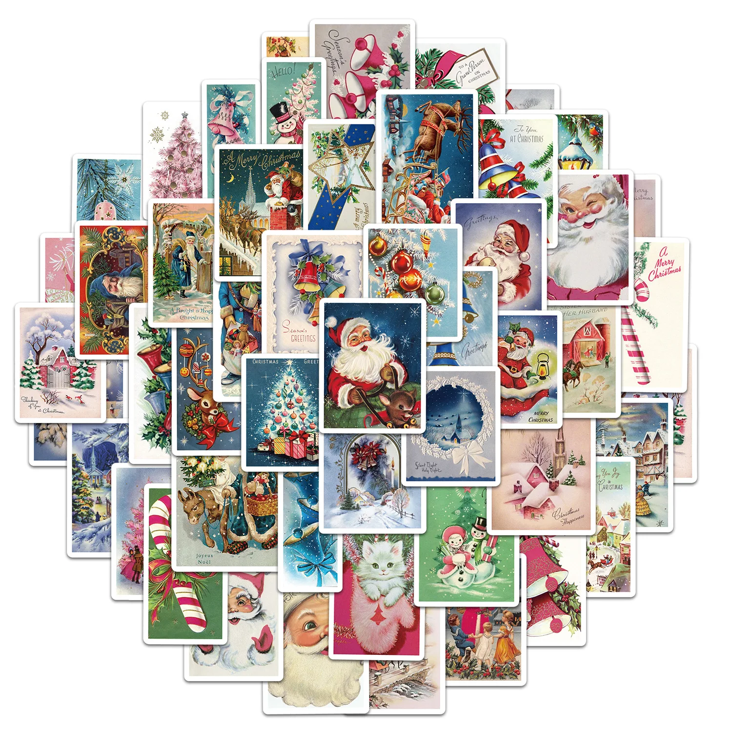50PCS Cute Retro Christmas Sticker DIY Creative Decoration Mobile Phone Case Notebook Water Cup Waterproof Graffiti Toy Gift
50PCS Cute Retro Christmas Sticker DIY Creative Decoration Mobile Phone Case Notebook Water Cup Waterproof Graffiti Toy Gift