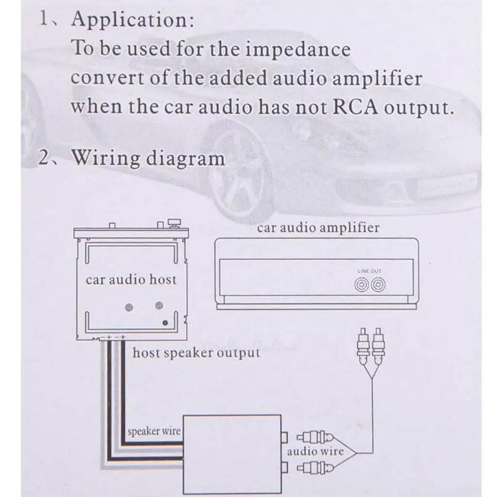 Stereo Radio Speaker High to Low Converter RCA Input Adjustable Output Audio Adapter for Vehicle Sound System
Stereo Radio Speaker High to Low Converter RCA Input Adjustable Output Audio Adapter for Vehicle Sound System