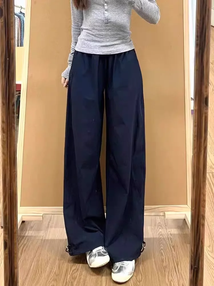 High Waist Straight Leg Workwear Pants Women's plus Size Drapey Slimming Trousers Casual Style Korean Version Long Pants
High Waist Straight Leg Workwear Pants Women's plus Size Drapey Slimming Trousers Casual Style Korean Version Long Pants