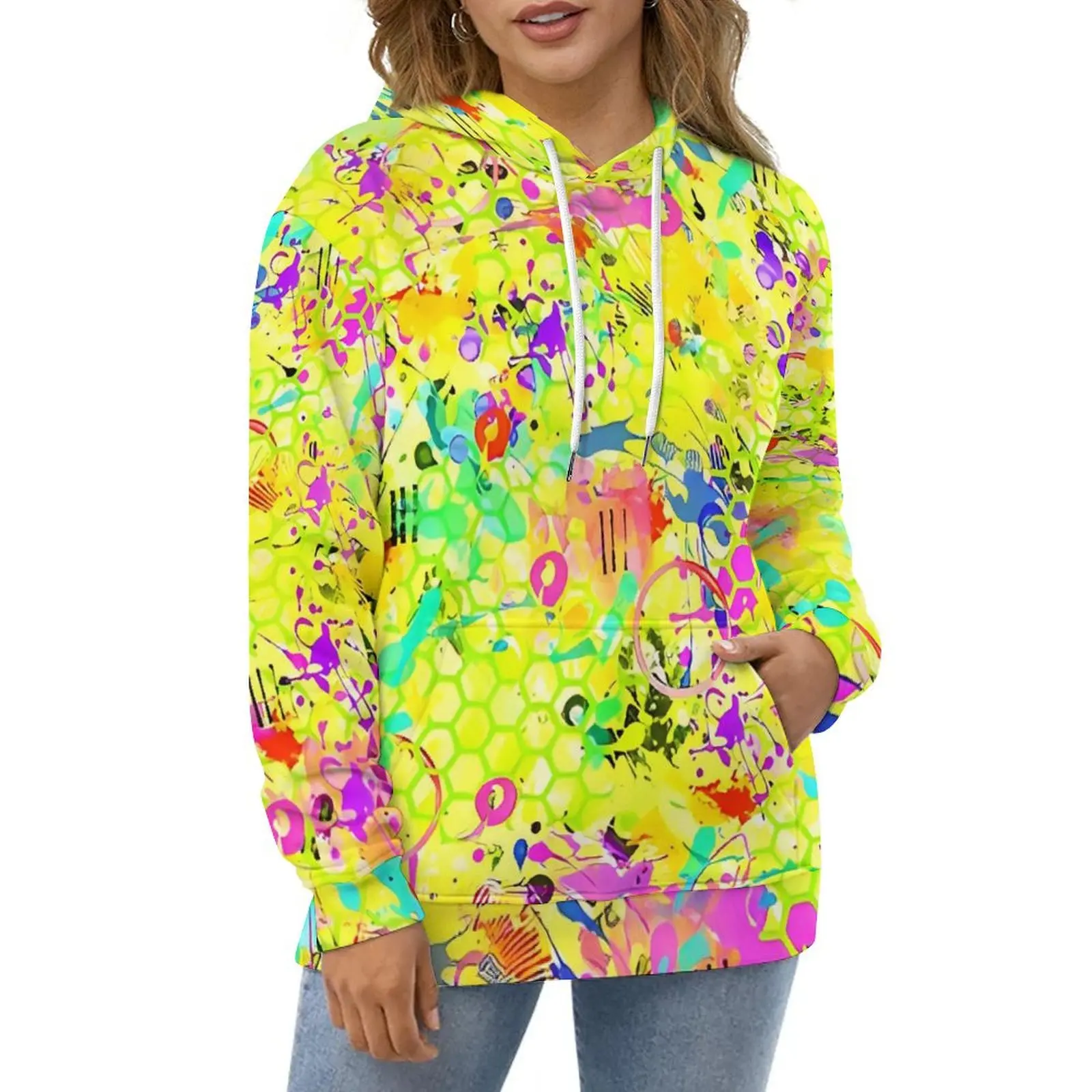 Graffiti Colorful Print Casual Hoodies Trendy Hoodie Female Long-Sleeve Harajuku Graphic Loose Oversized Sweatshirts
Graffiti Colorful Print Casual Hoodies Trendy Hoodie Female Long-Sleeve Harajuku Graphic Loose Oversized Sweatshirts