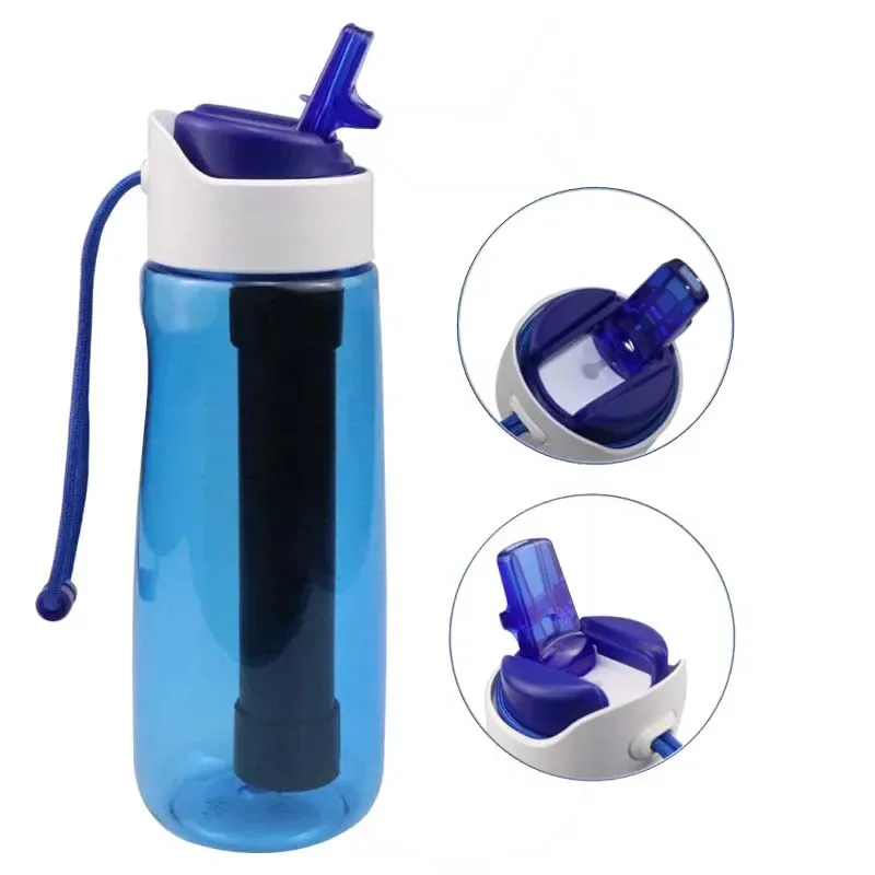 Portable BPA Free Sport Insulted Water Filter Bottle with Straw Purifier for Outdoor Travel Backpacking Hiking Survival
Portable BPA Free Sport Insulted Water Filter Bottle with Straw Purifier for Outdoor Travel Backpacking Hiking Survival