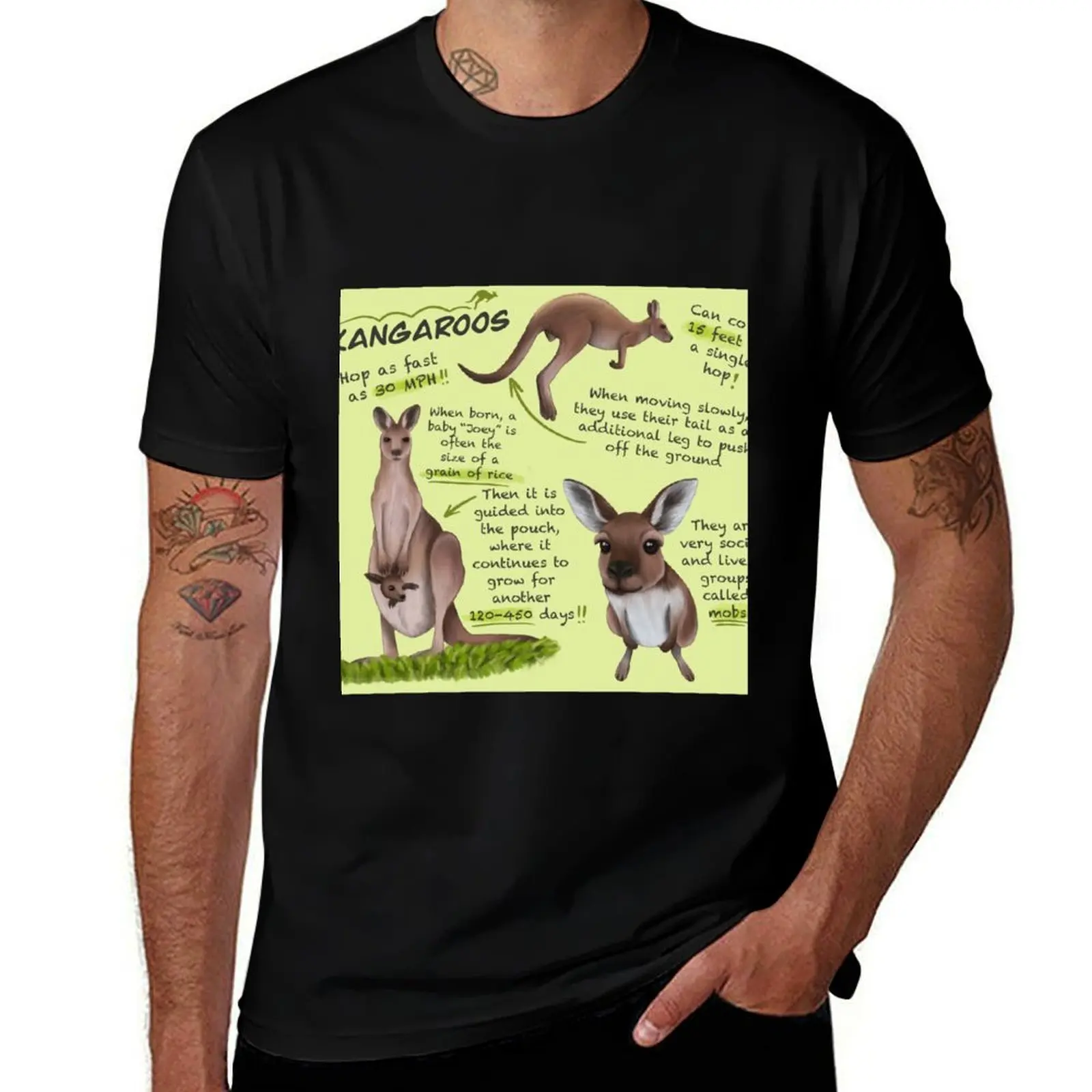 Kangaroos Fun Facts T-Shirt cotton t shirts high quality man t shirt cotton high quality T-Shirt
Kangaroos Fun Facts T-Shirt cotton t shirts high quality man t shirt cotton high quality T-Shirt