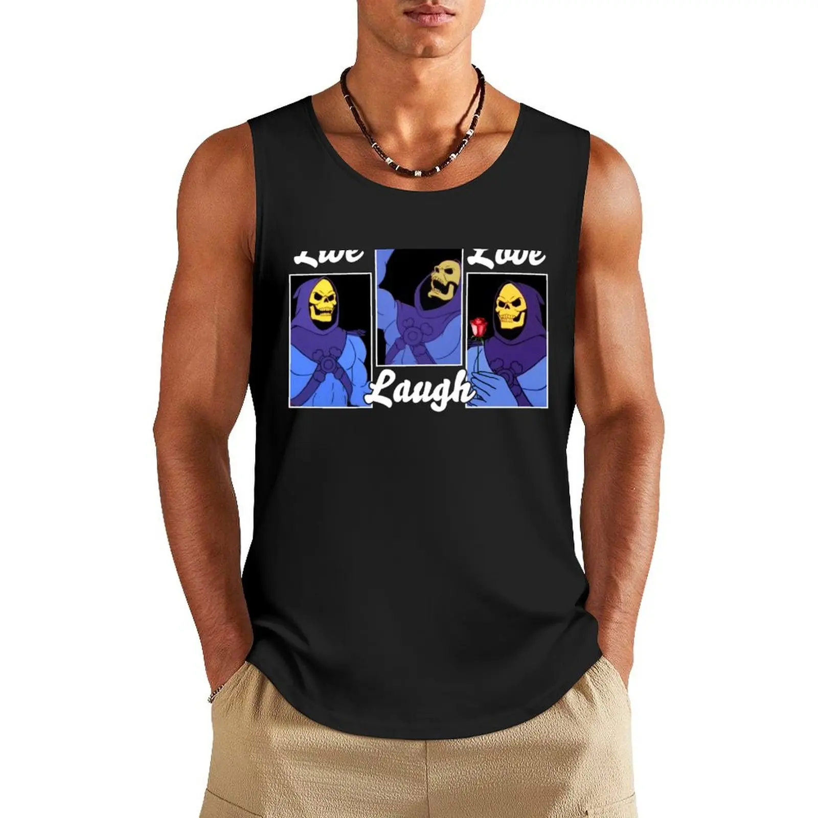 Live Laugh Love Skeleton Funny Valentine Tank Top Vest for boy bodybuilding men clothes anime cool things
Live Laugh Love Skeleton Funny Valentine Tank Top Vest for boy bodybuilding men clothes anime cool things